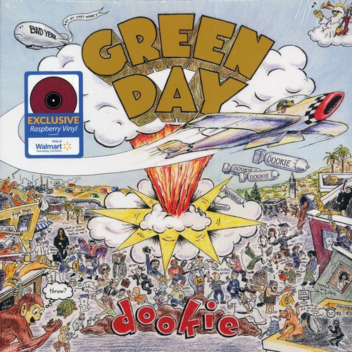 Vinyl green day dookie - green,