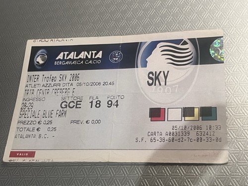 Atalanta inter trofeo - atalanta-inter, sky