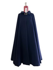 Tabarro Velour Di Lana Foderato