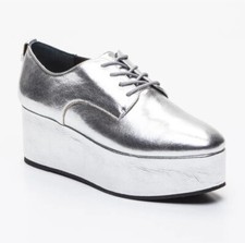 Scarpe derby color - scarpe, argento
