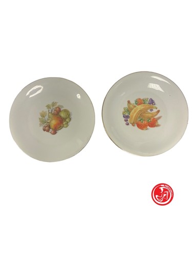 Coppia piatti decorativi in - di,