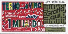 GRATTA E VINCI TERNO E VINCI
