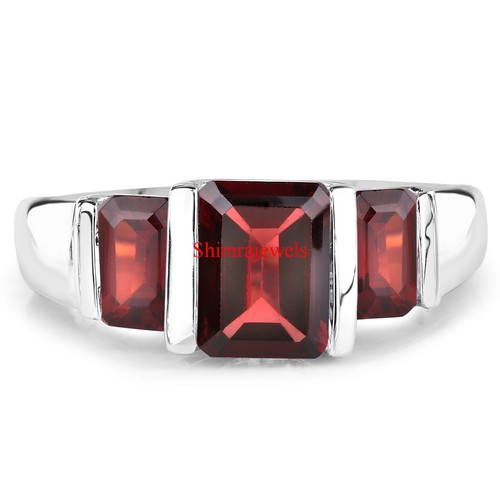 Naturale granato gemma con - con, 18k
