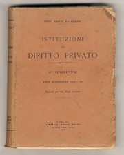Istituzioni diritto - di,