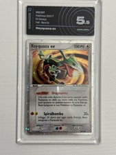 2005 Pokemon Ex Deoxys Rayquaza Ex 102/107 Italian AI grading 5,5 EXCELLENT+