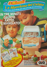 Pubblicità Advertising Italian Clipping 1991 MACCHINA DEL GELATO GIG