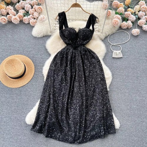 Vestito abito elegante lungo - abito,