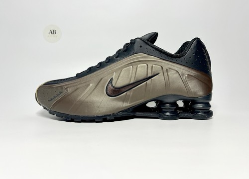 Nike shox ironstone brown - r4,