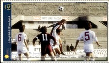 Cartolina calcio calciatore Francesco Graziani e Paolo Pulici 1976