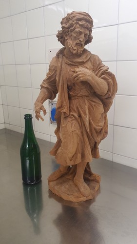 Antica statua pastore - statua,,