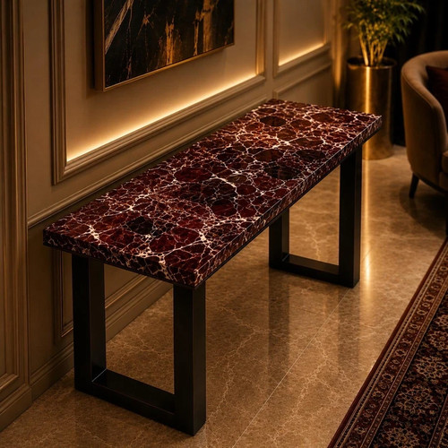 Tavolo consolle rosso levanto - consolle,