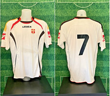 Maglia F.C. MESSINA Calcio MATCH WORN Amichevole Legea 2006 2007 n°7 UNWASHED