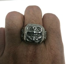 Anello Uomo Vintage Argento