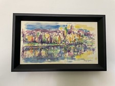 Acquarello, Torino Vista dal lungo Po di Beppe Gallo