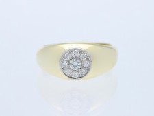 Anello vintage con brillanti