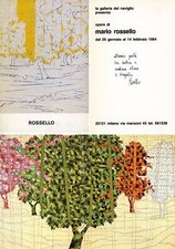 Opere di Mario Rossello. Catalogo, Milano, Galleria del Naviglio 1984