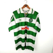 CELTIC GLASGOW MAGLIA UMBRO HOME JERSEY MAILLOT TRIKOT SHIRT 1991-1992