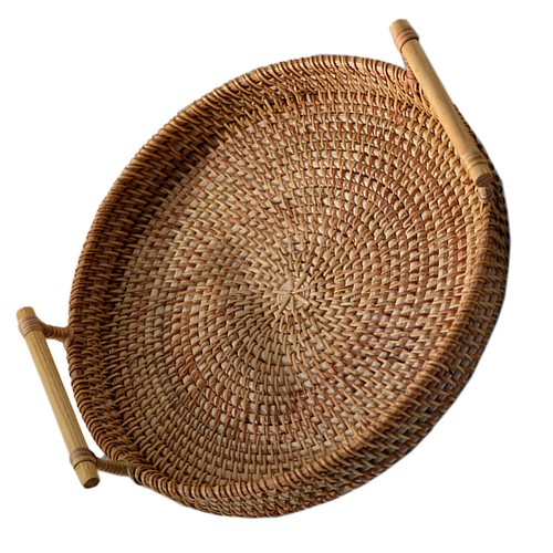 1pz cesto rattan fatto - cesto,