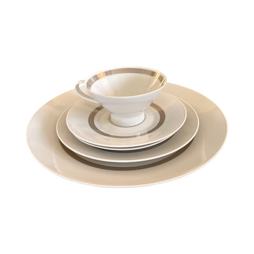 Vtg rosenthal taupe - rosenthal, five