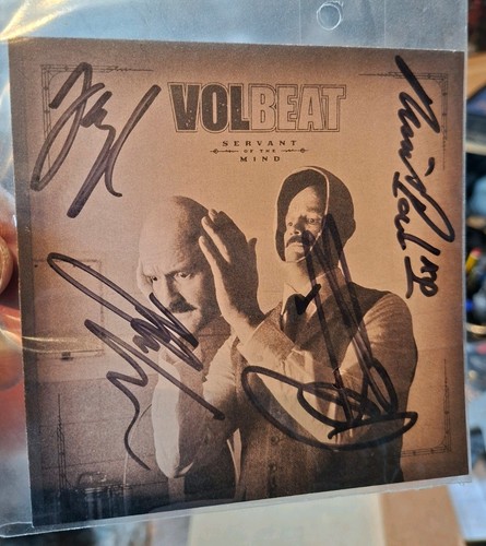 Volbeat autographed signed - volbeat,