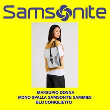MARSUPIO DONNA MONO SPALLA SAMSONITE SAMMIES BLU CONIGLIETTO