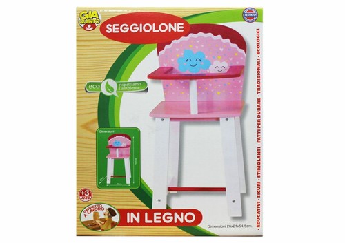 Seggiolone legno gioco - in,