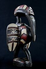 Art Africain Africa Afrique - Calao Kalao Senoufo Senufo Hornbill Peint - 25 Cms
