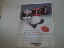 advertising Pubblicità 1990 CASCO HELMET NOLAN N35 - N19 JSW - N19 S - JET