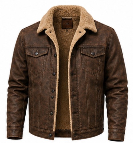 Giacca pelle uomo vintage - giacca, di