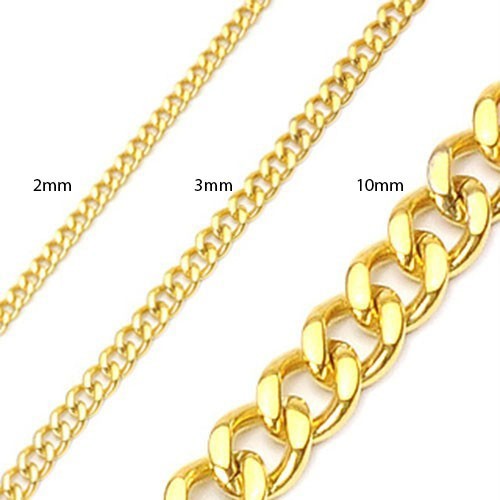 Collana catena acciaio - , inox