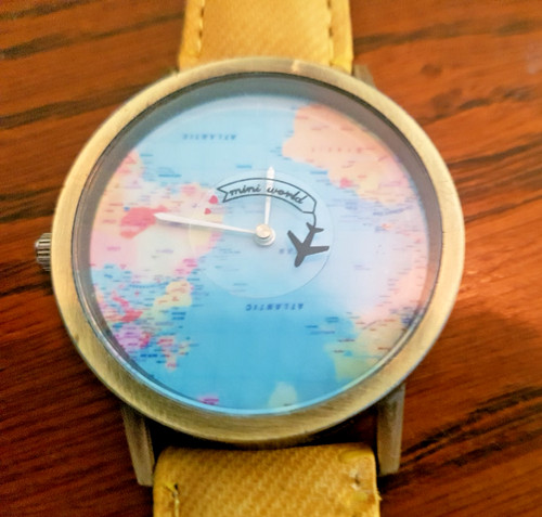 Mini orologio mappa del - , mondo