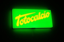 Lampada Insegna Luminosa USB Interruttore LED Targa TOTOCALCIO PARETE LOGO 3D