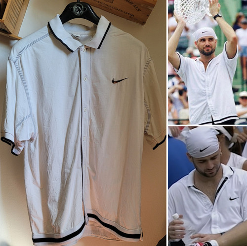 Nike agassi polo open miami