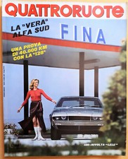 QUATTRORUOTE 174-1970-OPEL GT-RENAULT 14-ROVER-FIAT 128-GHIBLI-FERRARI 312-BOLCA