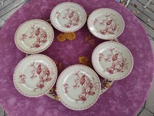 6 Assiettes Plate Terre de Fer