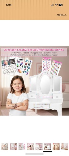Toeletta con specchi trucco - , in