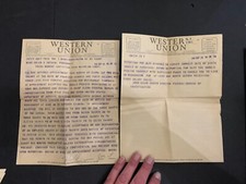 1942 FBI Telegram From J