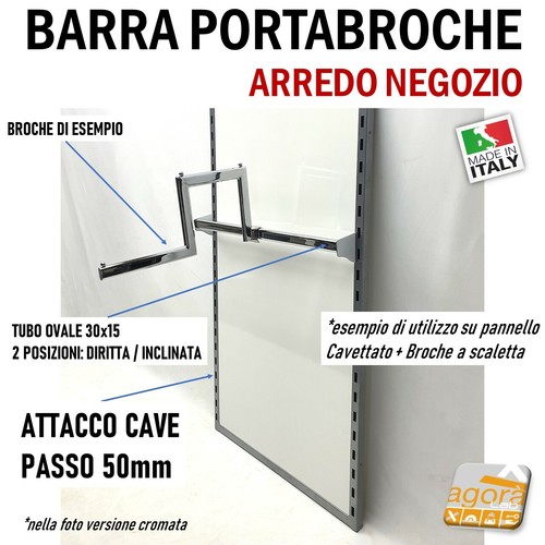 Barra portabroche attacco - barra,