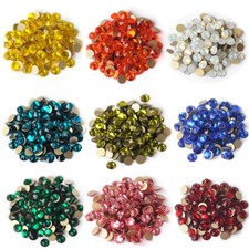SS34 288pcs Strass Flatback all'ingrosso senza hotfix cristallo strass nail art