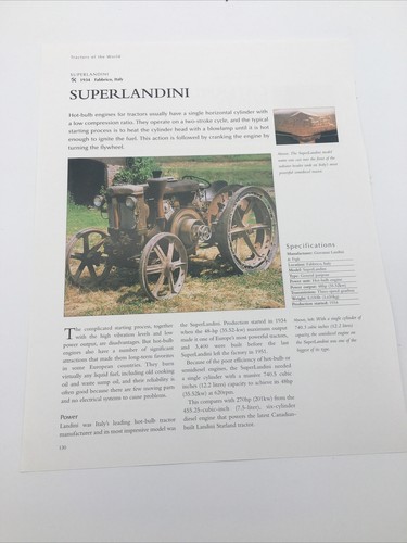 Trattore epoca superlandini - trattore,