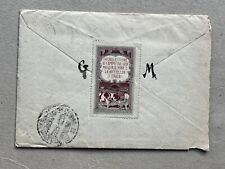 A) Busta Regno Torino 1920 chiudilettera Propaganda Firenze Bardonecchia 