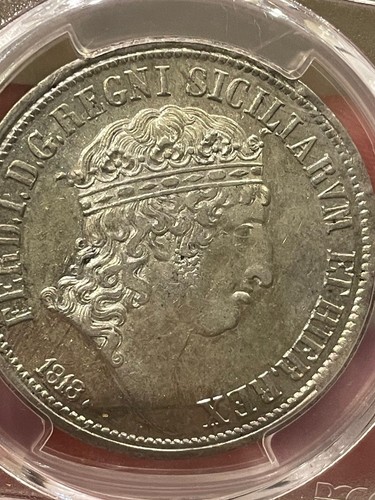 Piastra 1818 ferdinando - ferdinando, i