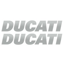 Kit 2 Adesivi Ducati Grigio