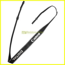 Canon tracolla originale nero/grigio per fotocamere reflex EOS 1D. Genuine strap