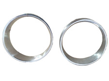 Coppia Cornice Faro Anteriore Fiat 1200 Cabrio 1500 S OSCA 2 Headlight trim ring