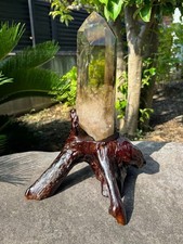 Pietra preziosa cristallo curativo torre esagonale citrino naturale 3,5"