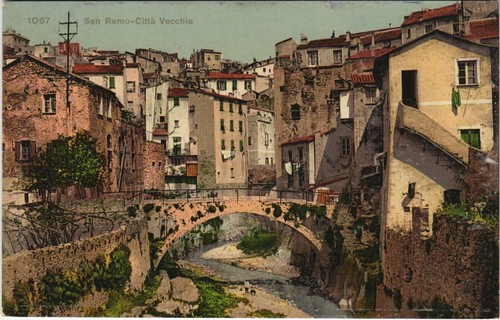 Cpa san remo citta vecchia - cpa,