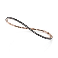 Bracciale Tennis Diamanti Neri