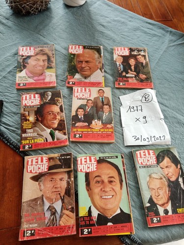 Lot magazine 1977 télé - 8,