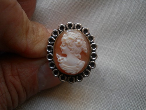 Anello cammeo corniola - corniola, (